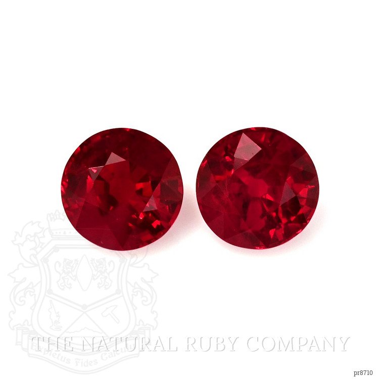 1.21 Ct.Tw. Ruby Pair from Mozambique