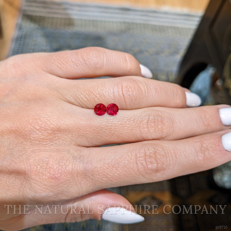 1.21 Ct.Tw. Ruby Pair from Mozambique