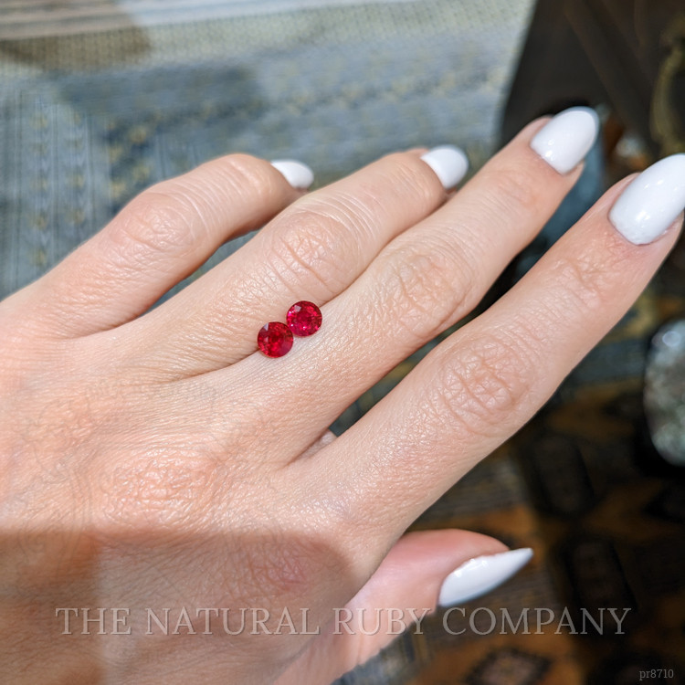 1.21 Ct.Tw. Ruby Pair from Mozambique