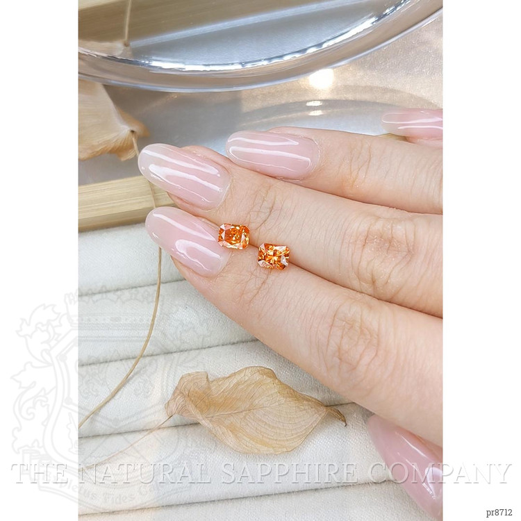 1.96 Ct.Tw. Spessartite Garnet Pair from Nigeria