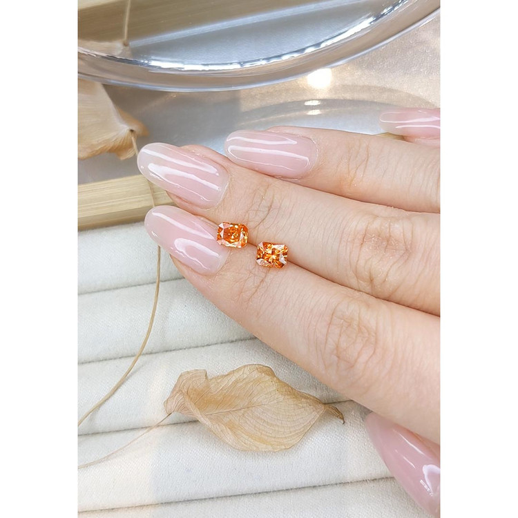 1.96 Ct.Tw. Spessartite Garnet Pair from Nigeria