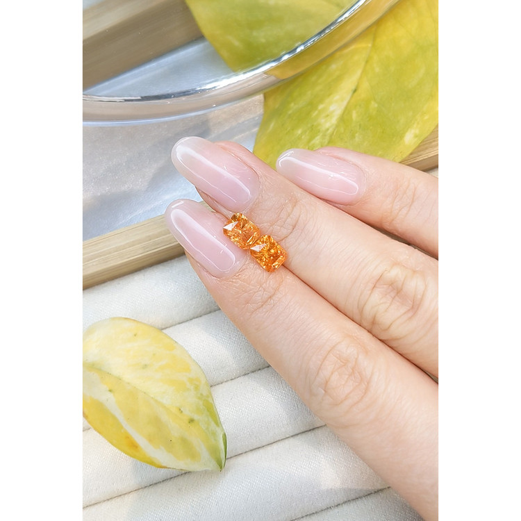 3.15 Ct.Tw. Spessartite Garnet Pair from Nigeria