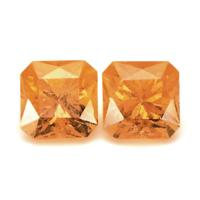 2.39 Ct.Tw.Total Carat Weight Spessartite Garnet Pair from Nigeria Video