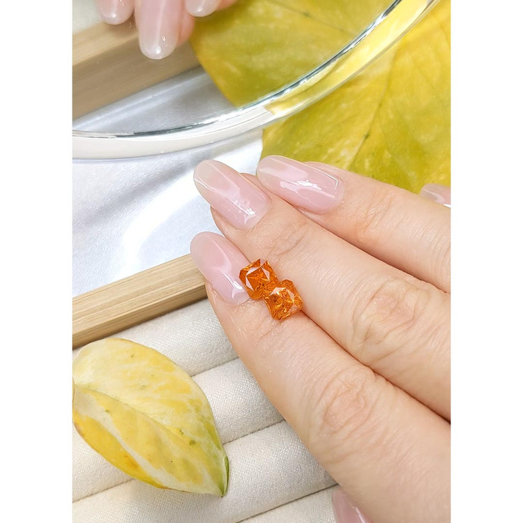 4.51 Ct.Tw. Spessartite Garnet Pair from Nigeria