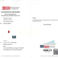3.47 Ct.Tw.Total Carat Weight Ruby Pair from Mozambique Scan Report
