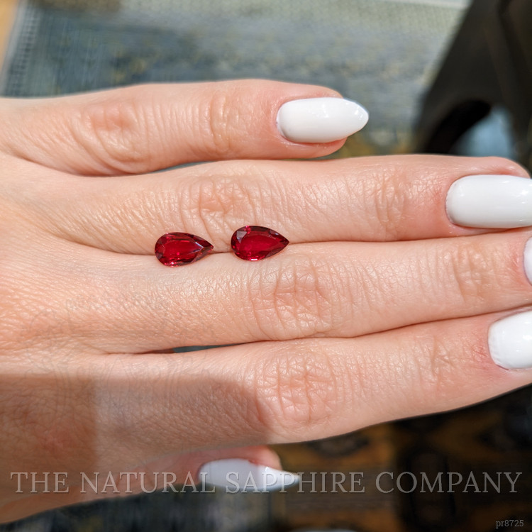 3.47 Ct.Tw. Ruby Pair from Mozambique