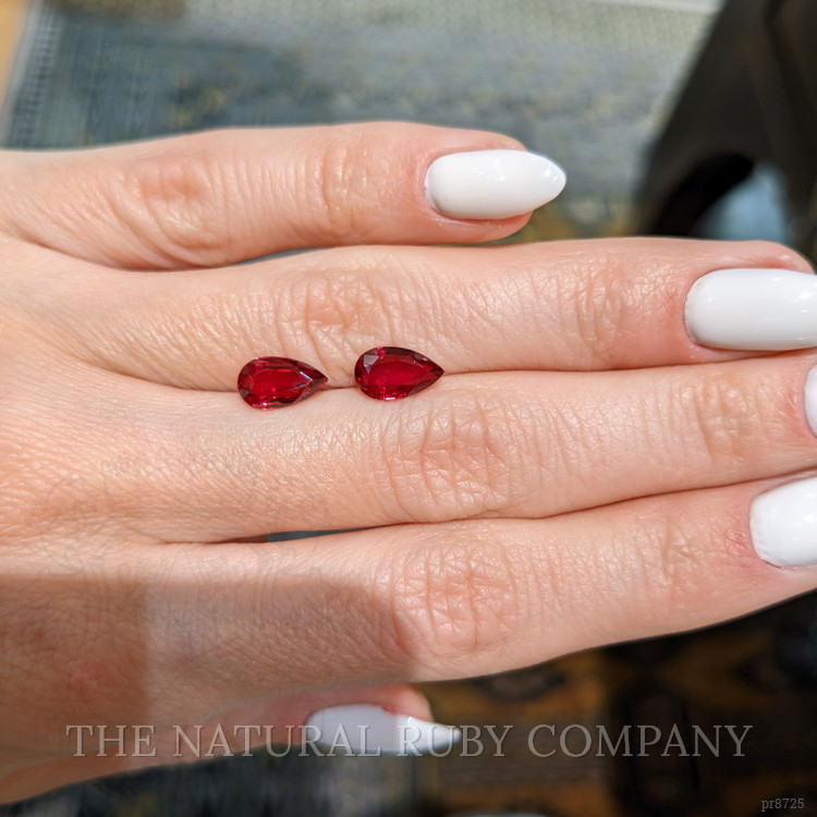 3.47 Ct.Tw. Ruby Pair from Mozambique