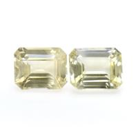 4.24&nbsp;Ct.Tw.Total Carat Weight Yellow Sapphire Pair from Ceylon (Sri Lanka) Video