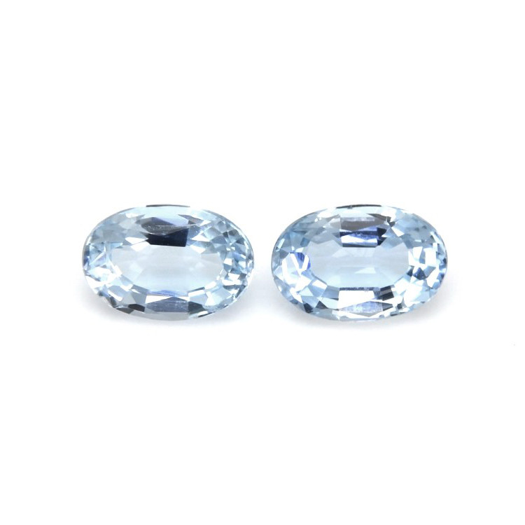 0.93 Ct.Tw. Aquamarine Pair from Brazil