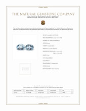 1.04 Ct.Tw.Total Carat Weight Blue Aquamarine Pair from Brazil Scan Report