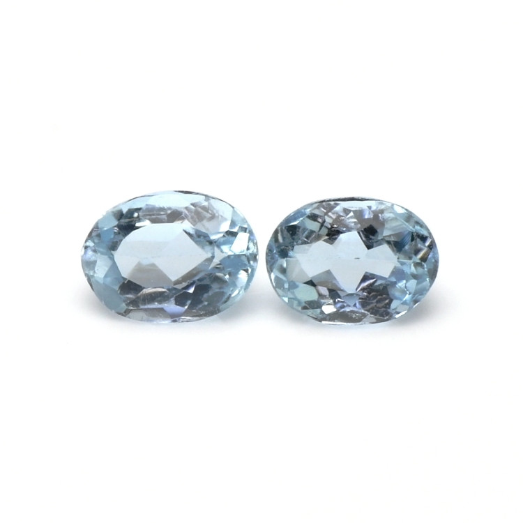 1.04 Ct.Tw. Aquamarine Pair from Brazil