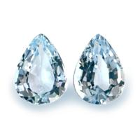 1.17&nbsp;Ct.Tw.Total Carat Weight Aquamarine Pair from Brazil Video