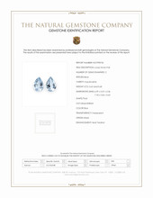 1.30 Ct.Tw.Total Carat Weight Aquamarine Pair from Brazil Scan Report