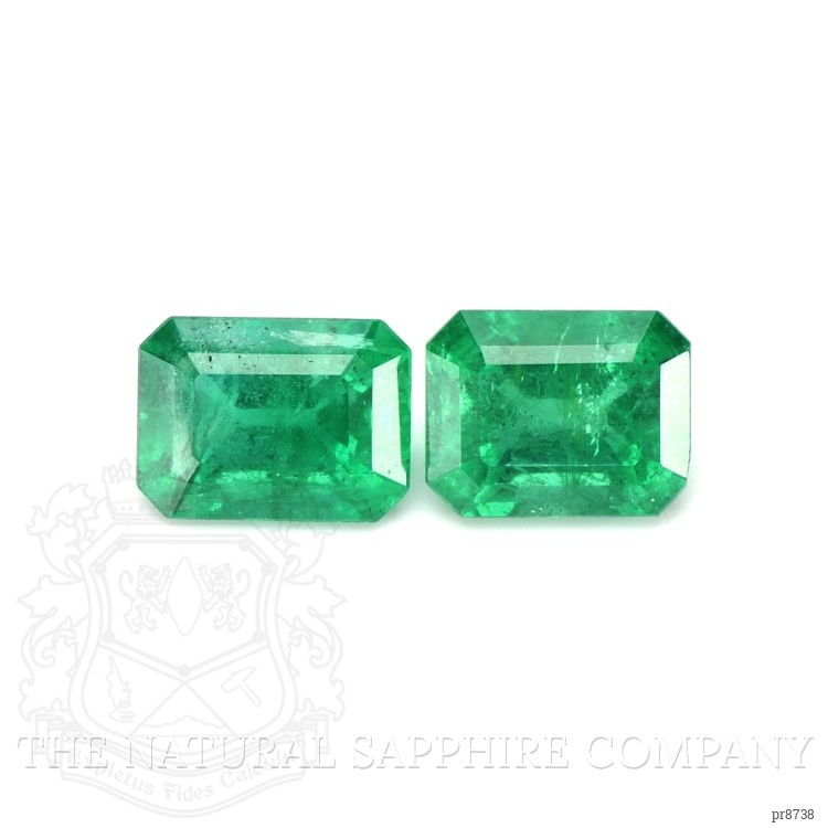 2.97 Ct.Tw. Emerald Pair from Zambia