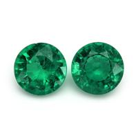 1.65 Ct.Tw.Total Carat Weight Emerald Pair from Zambia Video