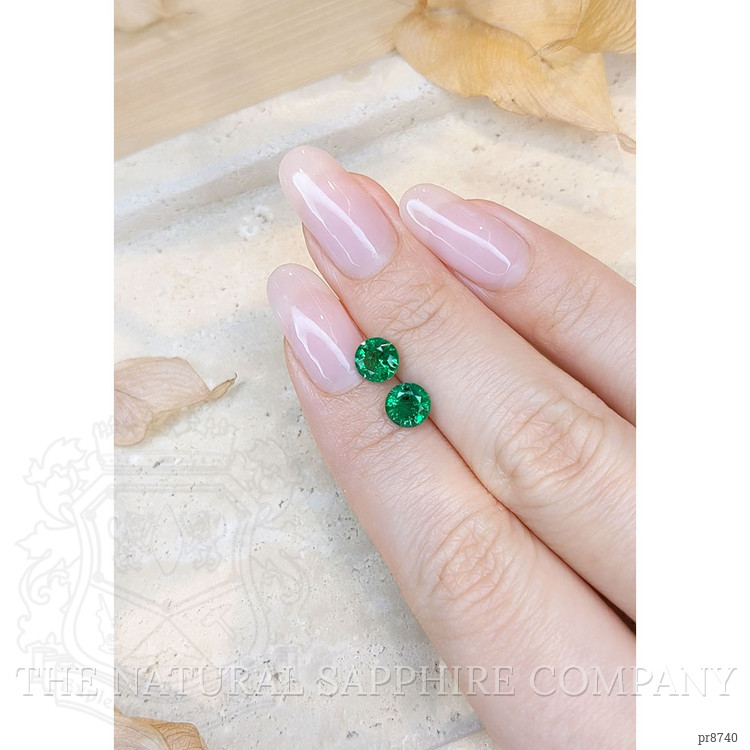 1.65 Ct.Tw. Emerald Pair from Zambia