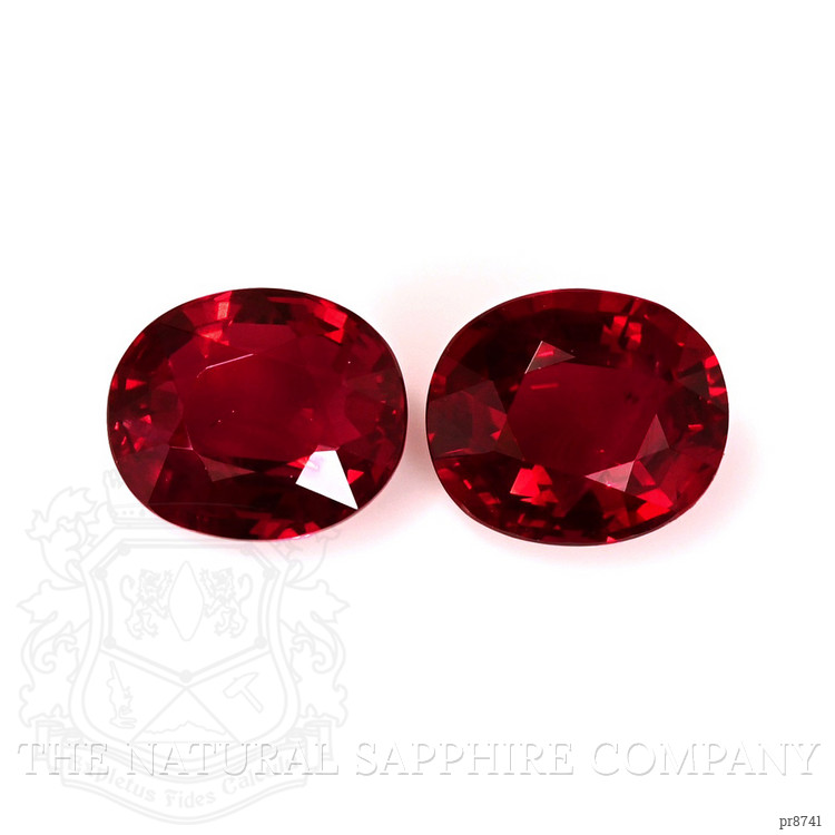 4.30 Ct.Tw. Ruby Pair from Mozambique