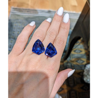 26.48 Ct.Tw.Total Carat Weight Tanzanite Pair from Tanzania Life Style