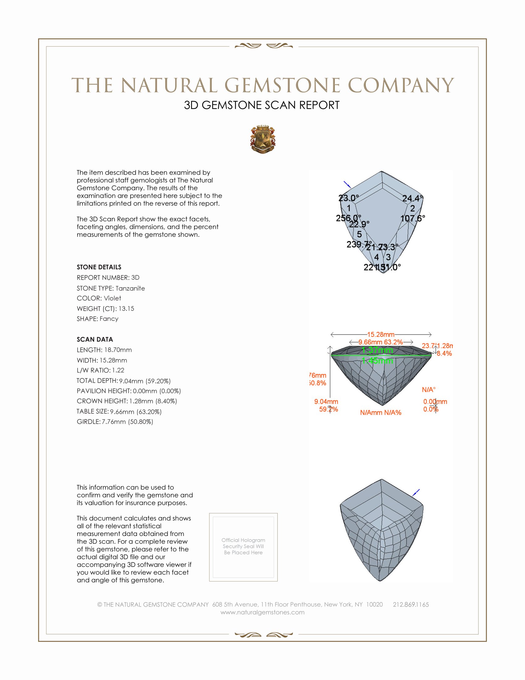 26.48 Ct.Tw. Tanzanite Pair from Tanzania