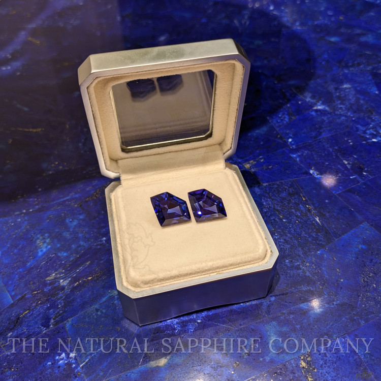 25.04 Ct.Tw. Tanzanite Pair from Tanzania
