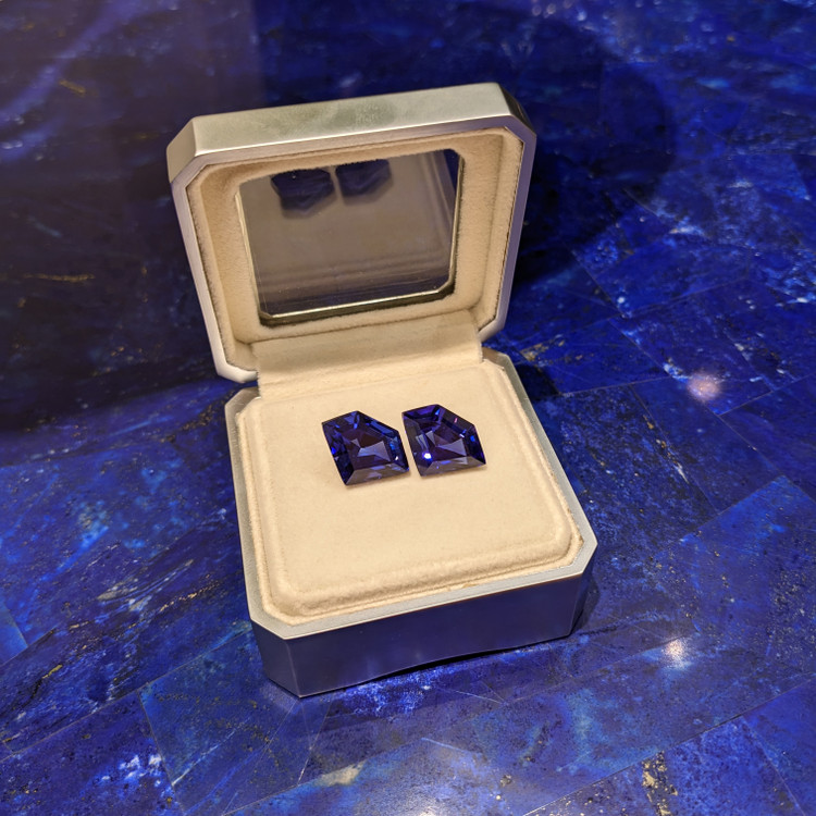 25.04 Ct.Tw. Tanzanite Pair from Tanzania