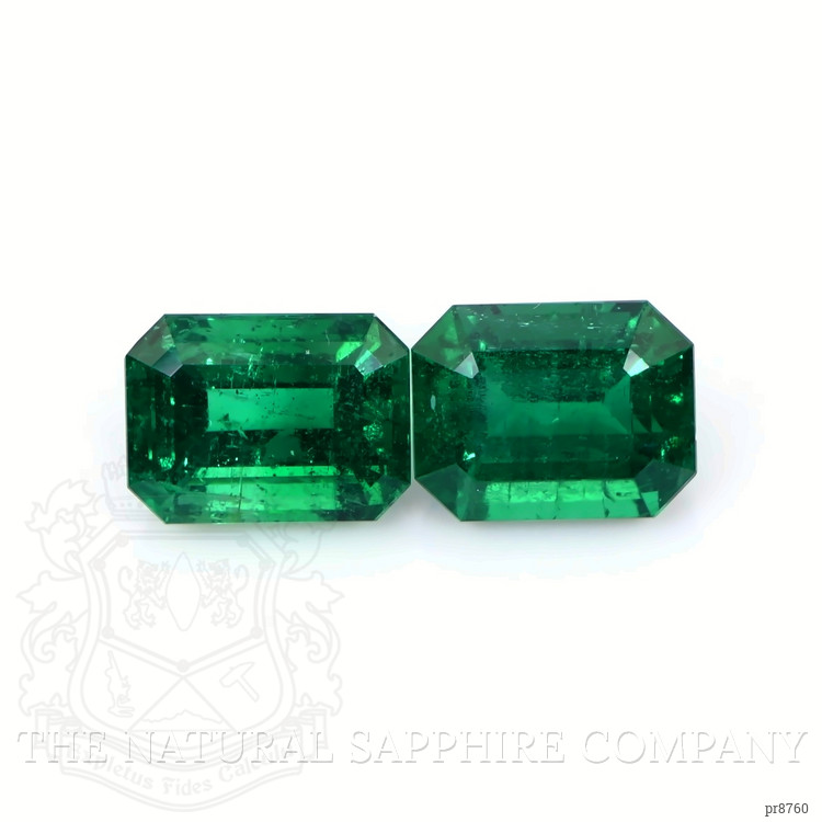 9.40 Ct.Tw. Emerald Pair from Zambia