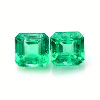 3.06 Ct.Tw.Total Carat Weight Emerald Pair from Colombia Video