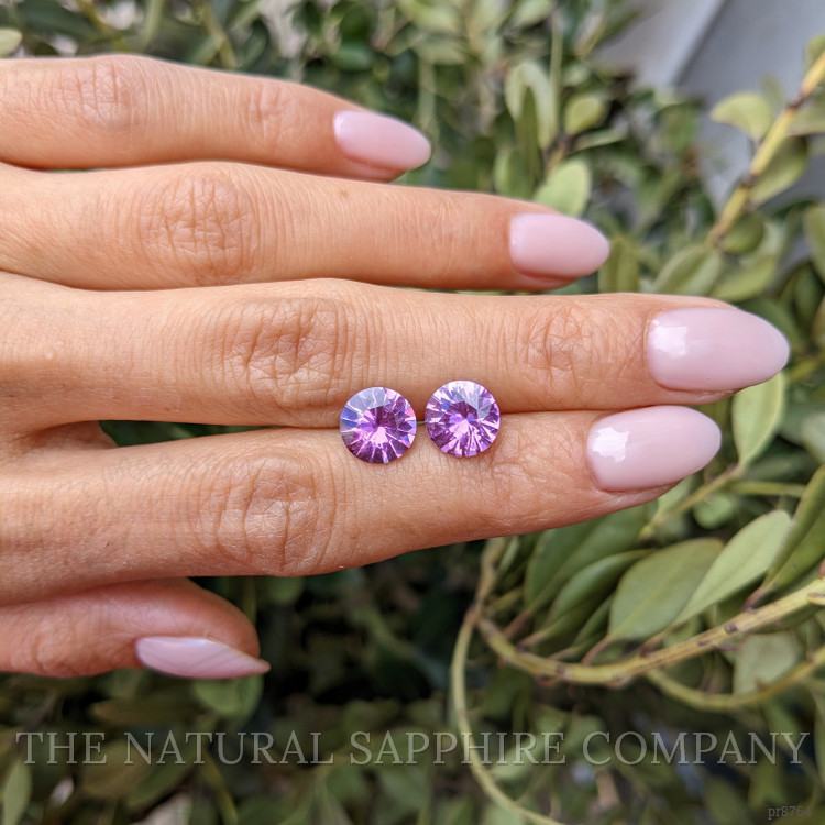 4.98 Ct.Tw. Pink Sapphire Pair from Madagascar