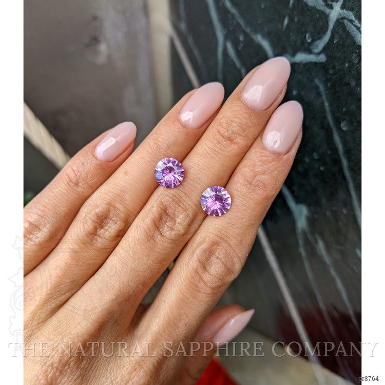 4.98 Ct.Tw. Pink Sapphire Pair from Madagascar