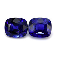 22.16&nbsp;Ct.Tw.Total Carat Weight Blue Sapphire Pair from Ceylon (Sri Lanka) Video