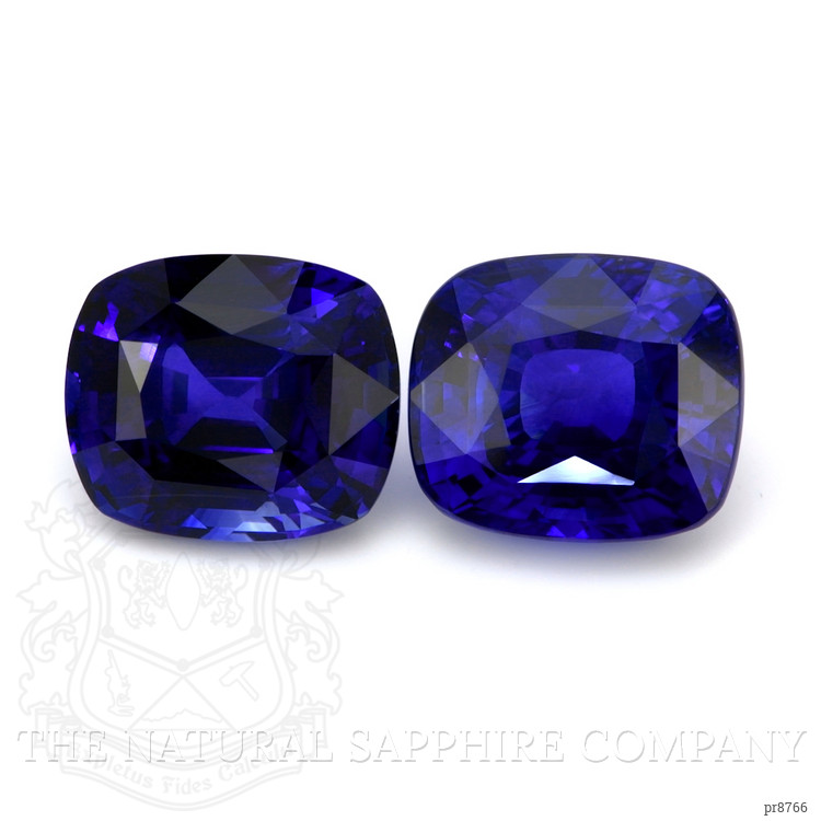 22.16 Ct.Tw. Blue Sapphire Pair from Ceylon (Sri Lanka)