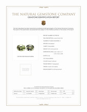 0.46 Ct.Tw.Total Carat Weight Alexandrite Pair from Ceylon (Sri Lanka) Scan Report