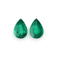 3.33 Ct.Tw.Total Carat Weight Emerald Pair from Zambia Video