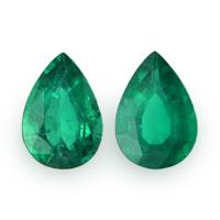 3.33 Ct.Tw.Total Carat Weight Emerald Pair from Zambia Video
