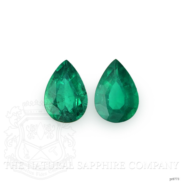 3.33 Ct.Tw. Emerald Pair from Zambia