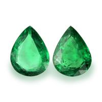 5.31 Ct.Tw.Total Carat Weight Emerald Pair from Zambia Video
