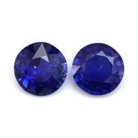 3.50&nbsp;Ct.Tw.Total Carat Weight Blue Sapphire Pair from Ceylon (Sri Lanka) Video