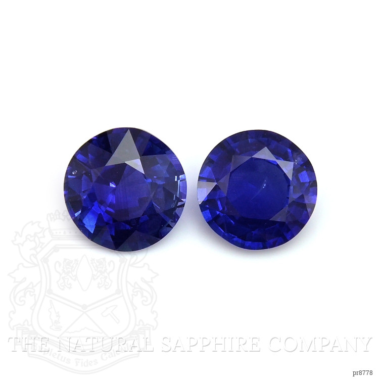 3.50 Ct.Tw. Blue Sapphire Pair from Ceylon (Sri Lanka)
