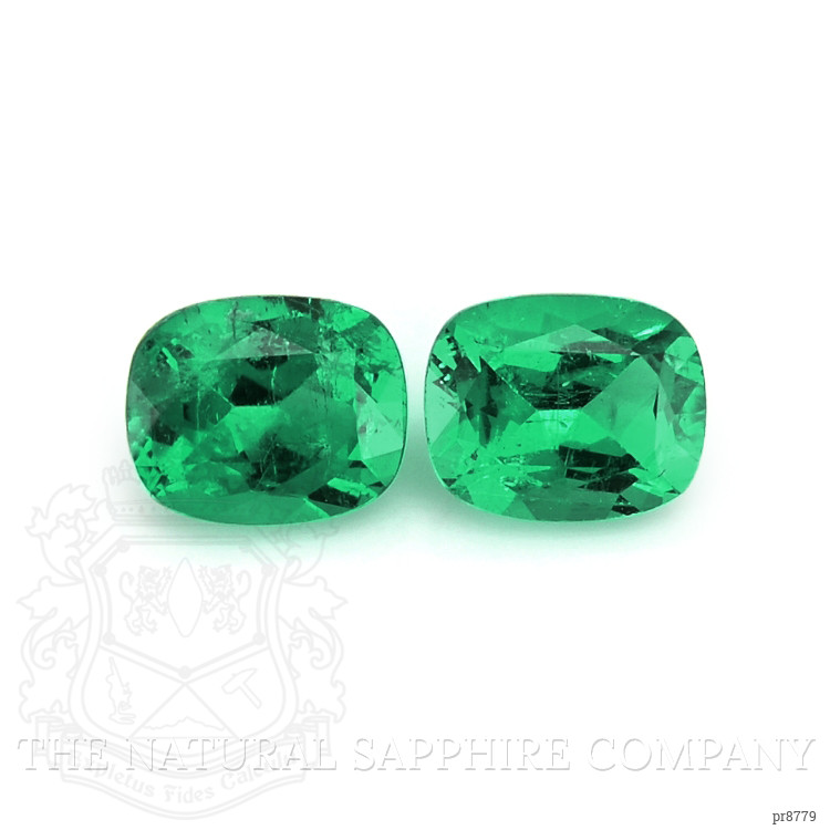 0.67 Ct.Tw. Emerald Pair from Afghanistan