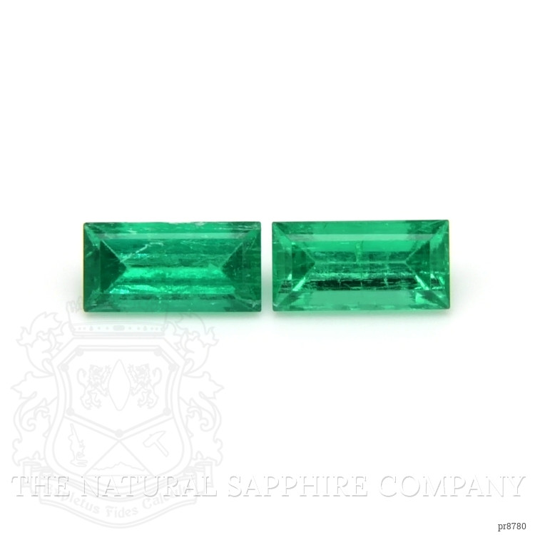 0.73 Ct.Tw. Emerald Pair from Afghanistan