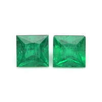 1.01 Ct.Tw.Total Carat Weight Emerald Pair from Afghanistan Video