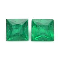 1.01 Ct.Tw.Total Carat Weight Emerald Pair from Afghanistan Video
