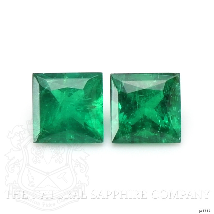 0.40 Ct.Tw. Emerald Pair from Afghanistan