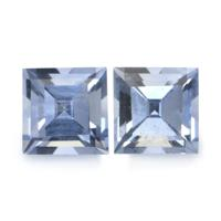 0.55&nbsp;Ct.Tw.Total Carat Weight Blue Sapphire Pair from Ceylon (Sri Lanka) Video