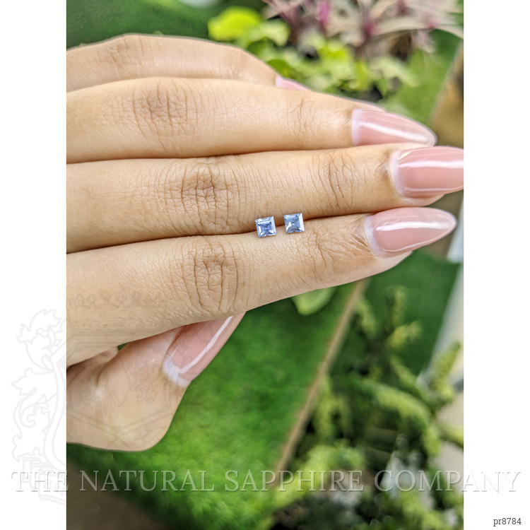 0.55 Ct.Tw. Blue Sapphire Pair from Ceylon (Sri Lanka)