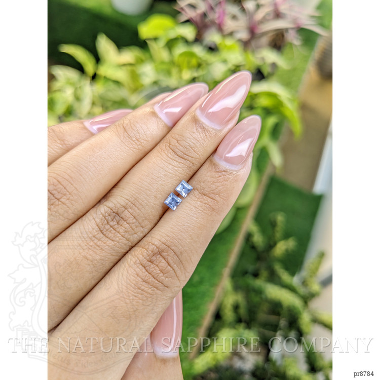 0.55 Ct.Tw. Blue Sapphire Pair from Ceylon (Sri Lanka)