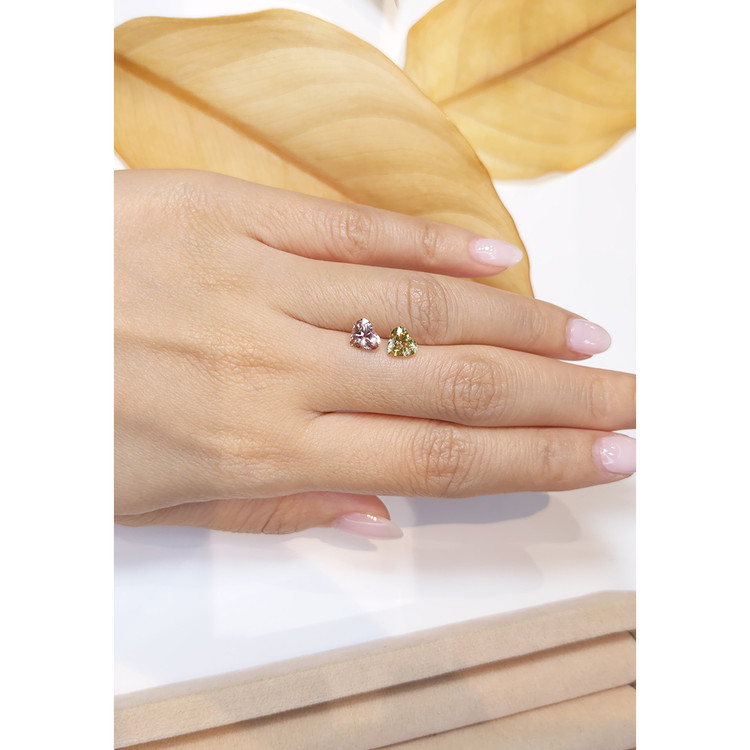 2.17 Ct.Tw. Tanzanite Pair from Tanzania