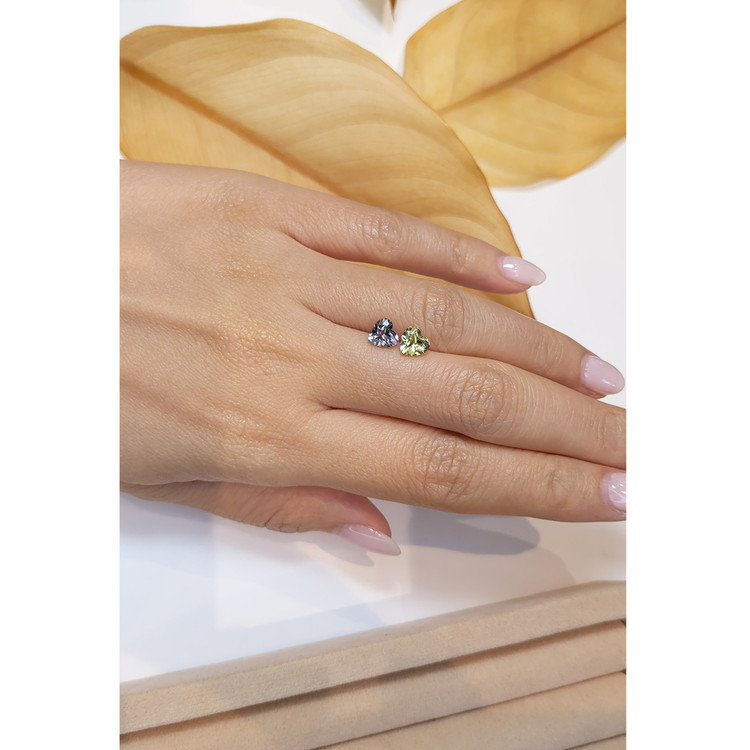 1.69 Ct.Tw. Tanzanite Pair from Tanzania