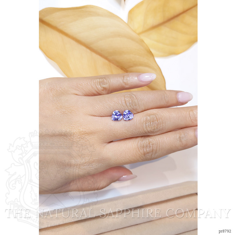 2.67 Ct.Tw. Tanzanite Pair from Tanzania