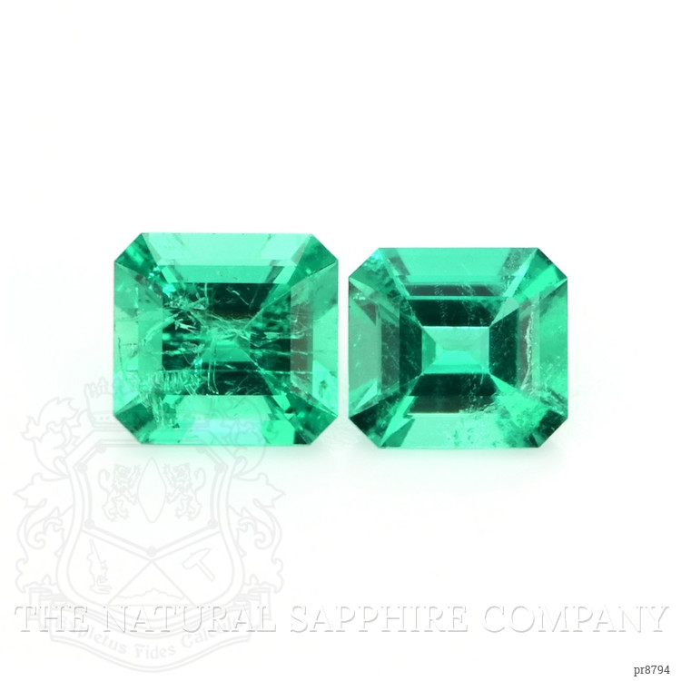 1.30 Ct.Tw. Emerald Pair from Colombia